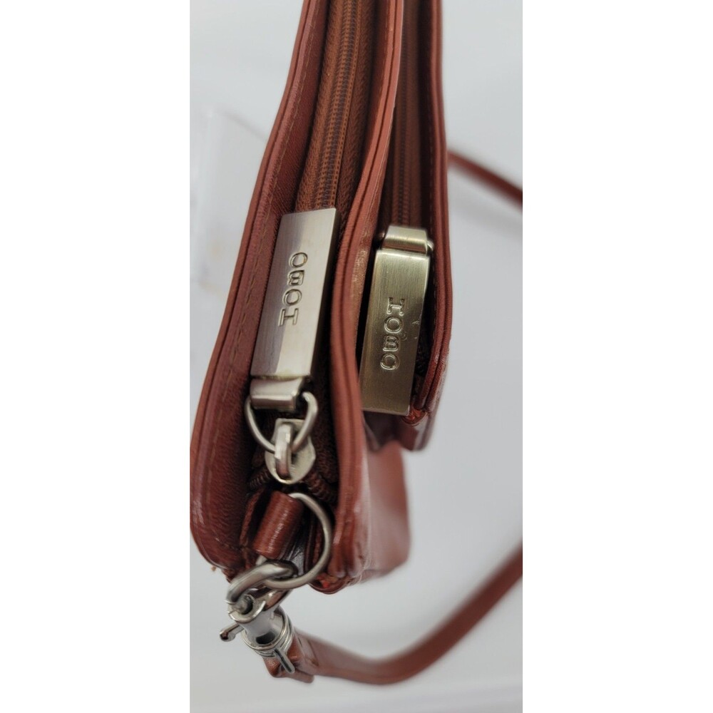 HOBO International Crossbody In Polished Leather Convertible to a Wristlet - Picture 3 of 8